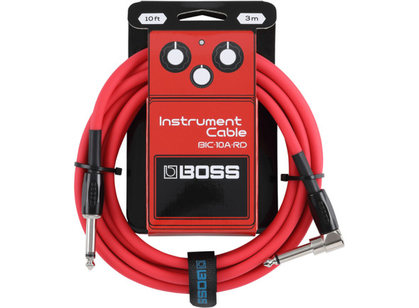 <b>BOSS BIC-10A-RD VERMELHO Cabo Audio Instrumento Jack reto/angulado mono 3 metros comprimento Garantia Vitalícia</b> <b>BOSS BIC-10A-RD VERMELHO Cabo Audio Instrumento Jack reto/angulado mono 3 metros comprimento Garantia Vitalícia</b>